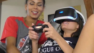 May the 4th be with you Lisa and Eve Plays Galactic Games on Playstation VR