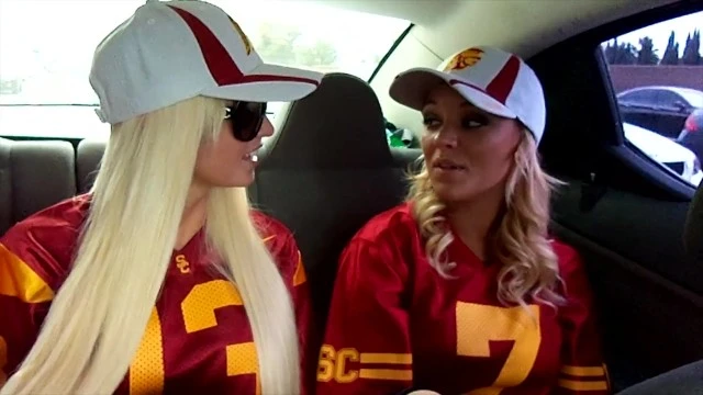 Rikki six & Alexis Monroe have a Creampie Party after a College Football