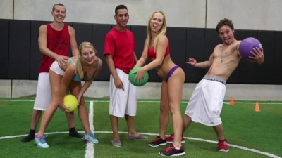 COLLEGE RULES - an Amazing Game of Strip Dodgeball with Gorgeous Teen Students