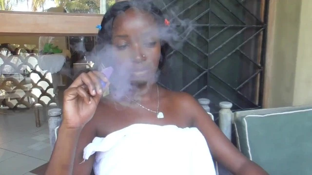 Fetish Austria - Ebony Pearl Stacy Smoking