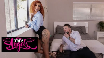 TRANS ANGELS - Rubi Maxim Seduces Pierce Paris while the Real Estate Agent Shows him the House