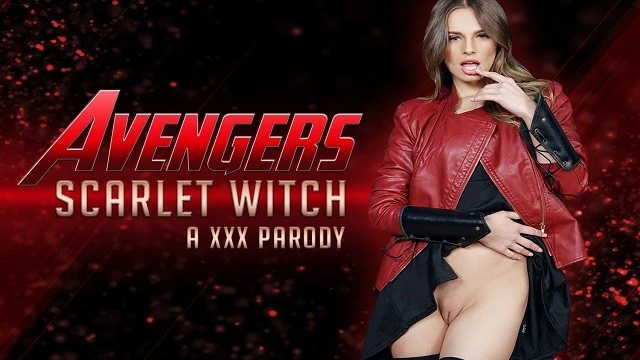 Petite Jillian Janson as AVENGERS SCARLET WITCH needs your Big Cum Load