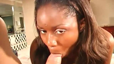 Shes Brand New - Sweet Ebony Teen KISS PROMISE POV Hot Facial Blowjob