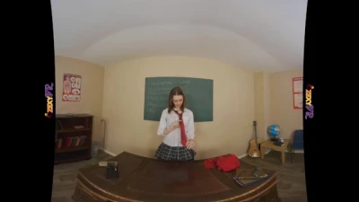 Zexy VR - I must not Show my Tiny Tits in the Classroom