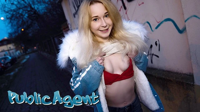 Public Agent - Gorgeous Teen Sweetie Plum Gets on her Knees & Sucks Erik's Thick Cock for some Cash